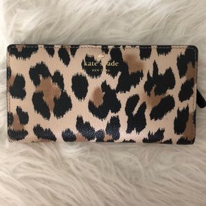 Kate Spade Leopard print wallet